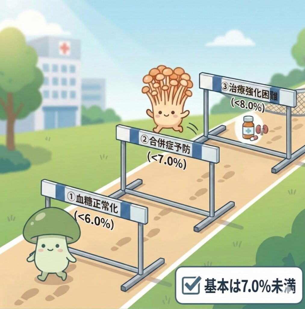 糖尿病目標ハードル