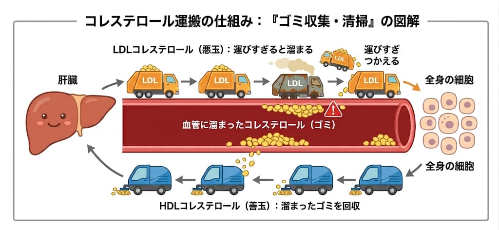 脂質異常症　ごみ収集
